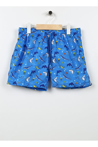 SLIPSTOP Mavi Erkek Çocuk Şort Mayo SO2331000001