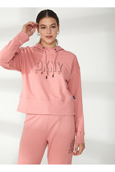 Dkny Jeans Bronz Kadın Kapüşonlu Sweatshirt DP2T9199