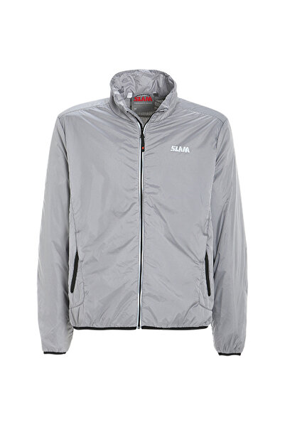 Slam Gray Men's Stand Collar Long Pocket Regular Fit Summer Jacket A123004S00