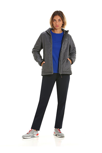 Slam Gray Regular Fit Hooded Women's Jacket - A901002S00_ACT WS GRAPHENE JKT