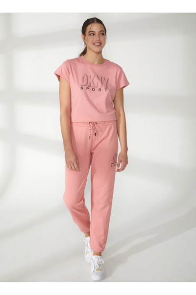 Dkny Jeans Bisiklet Yaka Düz Bronz Kadın T-Shirt DP2P3182