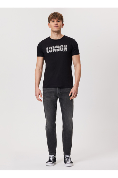 Lee Cooper High Waist Tapered Fit Men's Denim Trousers 232 Lcm 121090 London Alrakis Venom