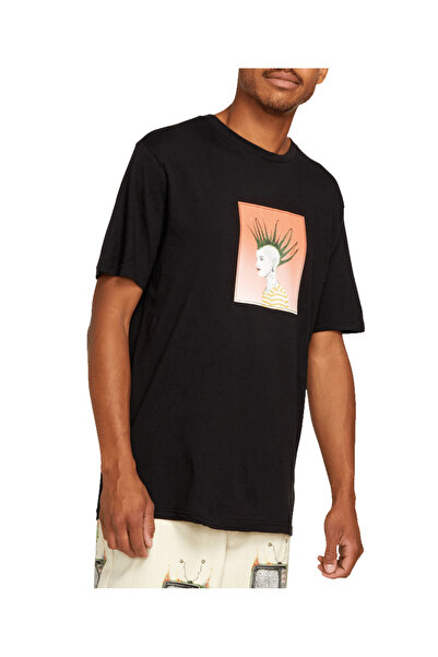 Volcom Siyah Erkek Bisiklet Yaka T-Shirt A3512321_Volcom Fa J Hager Hagerhaw