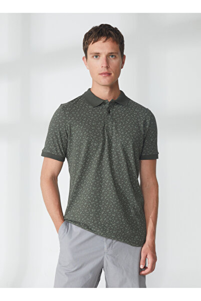Lee Cooper Polo Yaka Açık Yeşil Erkek T-Shirt 232 LCM 242036 NEWBERNARD OLIVE