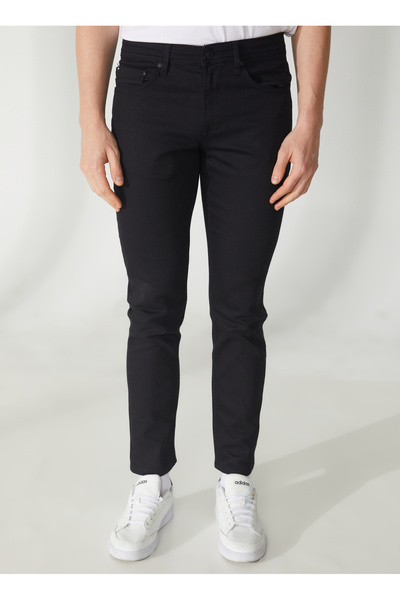 Lee Cooper Normal Bel Slim Straight Siyah Erkek Chino Pantolon 232 LCM 221002 JAGGER ND 1 SİYAH