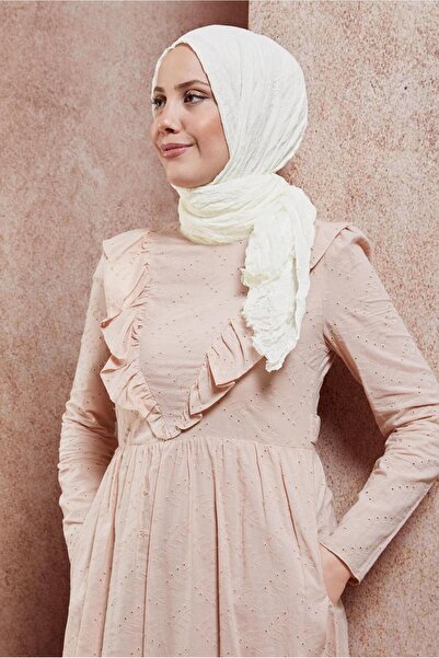 Alvina ALVINA 8423 Model Curly Shawl - Self