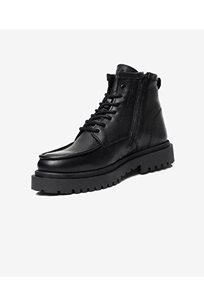 Greyder Erkek Siyah Hakiki Deri Casual Bot 3K1UB16291
