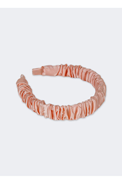 Beauty Pillow %100 İpek Büzgülü Taç Pembe Renk