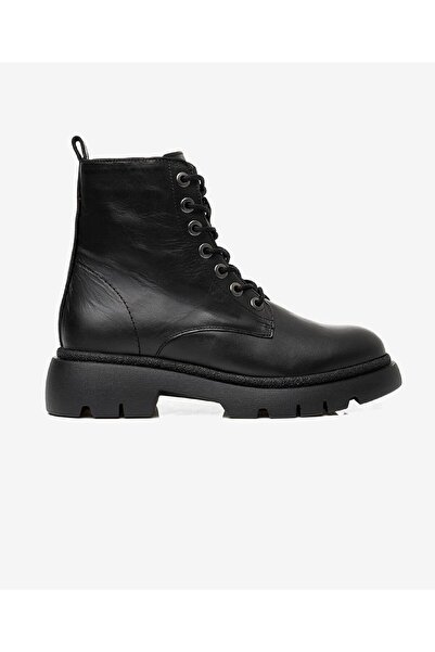 Greyder Kadın Siyah Hakiki Deri Casual Bot 3K2UB72151