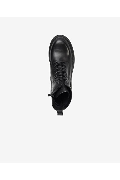 Greyder Kadın Siyah Hakiki Deri Military Bot 3K2UB32741
