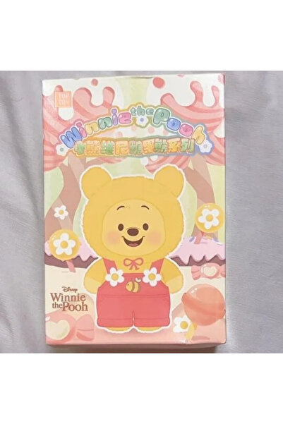 Miniso صندوق عشوائي أصلي رسمي من قطعة واحدة من Miniso** Winnie the Pooh Candy Bear Series صندوق أعمى من الفينيل المخملي Mys