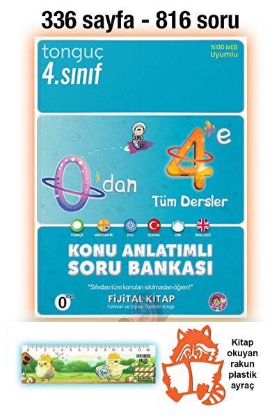 Tonguç Yayınları 4. Sınıf 0'dan 4'e Konu Anlatımlı Soru Bankası