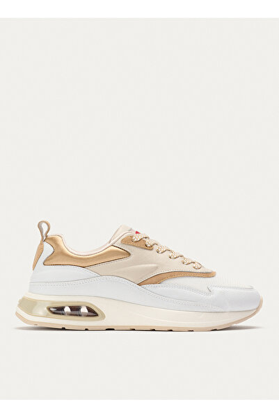 HOFF Beyaz-Altın Kadın deri Sneaker 12306001230