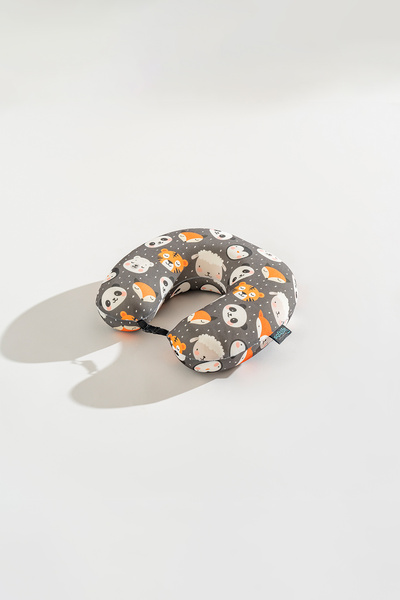 Softlife Visco Travel Pillow Neck Pillow Panda- 30X30X9 cm