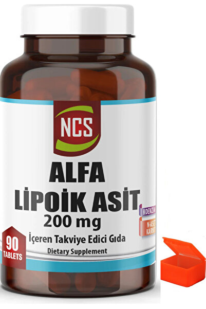 NCS Coenzyme Q-10 100 Mg Alfa Lipoik Asit L-karnitin 90 Tablets Hap Kutusu