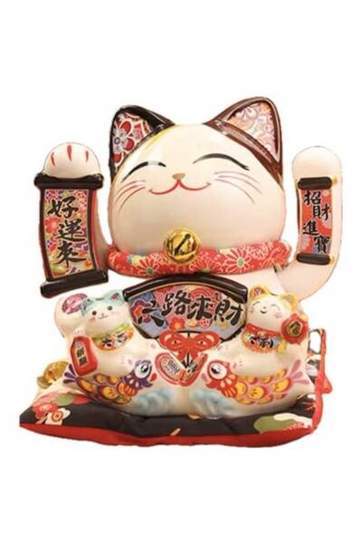 MOBI Pisica Decorativa a Drumului Norocos si a Recoltei de Aur