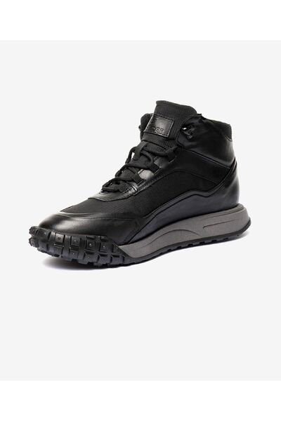 Greyder Erkek Siyah Hakiki Deri Memory Foam Taban Sneaker Bot 3K1SB00490