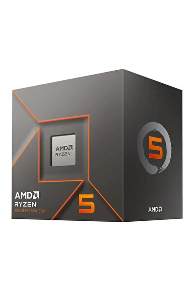 Amd معالج رايزن 5 8600G بـ 6 أنوية وسرعة 4.3 جيجاهرتز وذاكرة 16 ميجابايت لمنصة AM5 مع مروحة تبريد