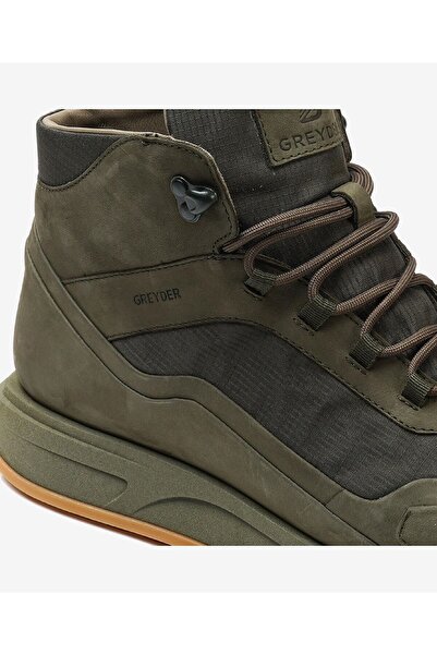Greyder Erkek Haki Hakiki Deri Sneaker Bot 3K1SB00490