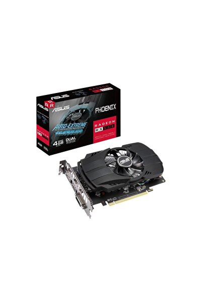 ASUS Radeon RX550 Phoenix EVO 4GB GDDR5 128Bit DVI/HDMI/DP Ekran Kartı