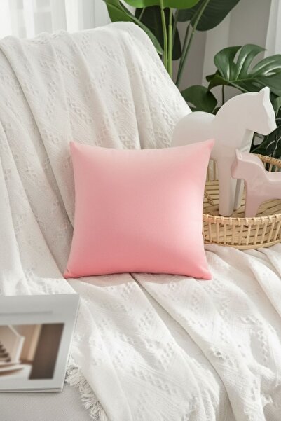 Soyoe غطاء وسادة احترافي مزخرف بلون وردي عادي يمكن صنعه من البانش غطاء وسادة ...