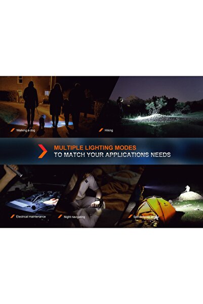 Fenix E-CP - Black Rechargeable Flashlight and Power Bank