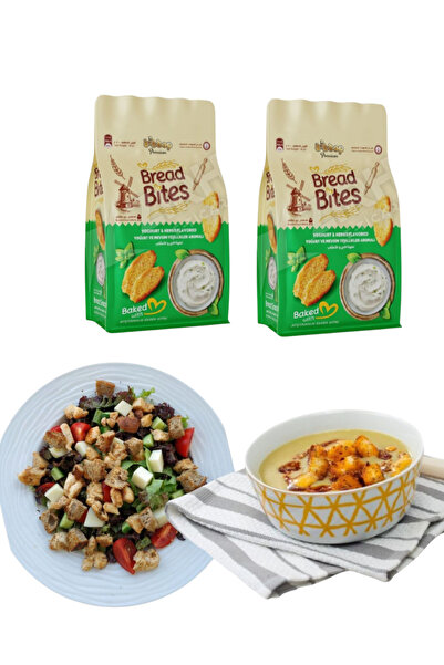 KMS HOME Bread Bites Kıtır Ekmek Çorbalık Yoğurt ve Mevsim Yeşillikli 70 gr. ...
