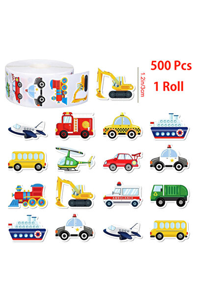 Choice 1 لفة 500 قطعة 500/1000 قطعة ملصقات شاحنات ومركبات Easykart ملصقات بنا...