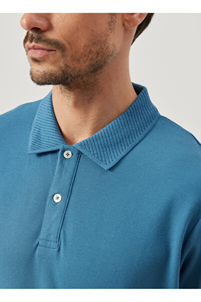 ALTINYILDIZ CLASSICS Gökmavi Erkek Polo T-Shirt 4A9000000001