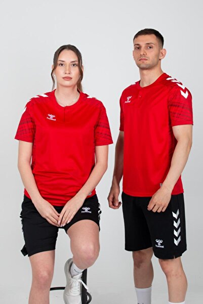 hummel Μπλουζάκι Line Camping Κόκκινο