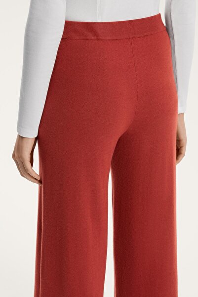 Oysho Straight-leg knit trousers