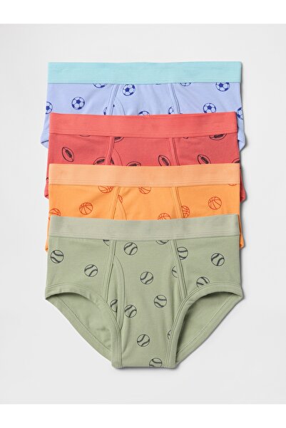 GAP Erkek Çocuk Çok Renkli 4'lü Külot Seti