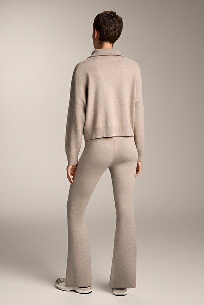 Oysho Örgü ispanyol paça pantolon