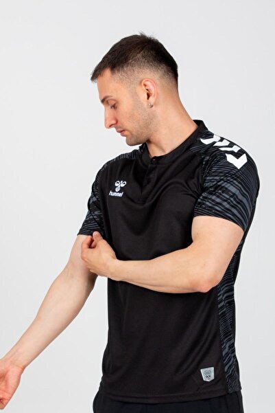 hummel Μπλουζάκι Line Camping Μαύρο