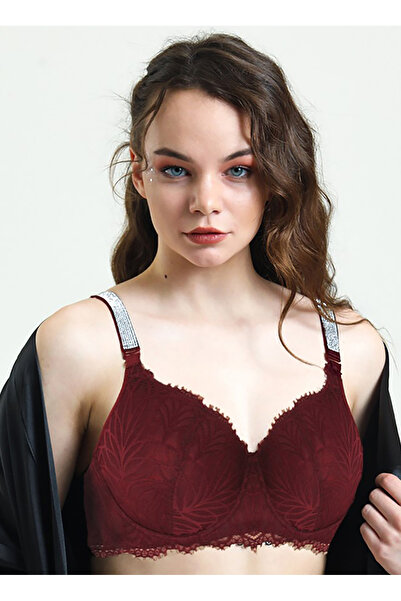 Magic Form Bordo Balenli Sütyen 5985