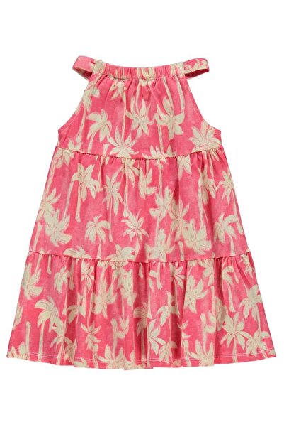 Civil Girls Rochie cu model Pamiye pentru copii de 2-5 ani - Roz pentru 5-6 ani