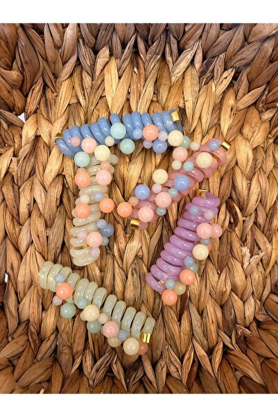 ŞEHRAZAT HANDMADE TASARIM SOFT RENKLİ BONCUKLU YAYLI TOKA
