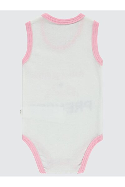 Civil Baby Annesi Gibi Prenses Baskılı Sfr.Kol1-36 Ay Çıtçıtlı Badi - Pembe 1...