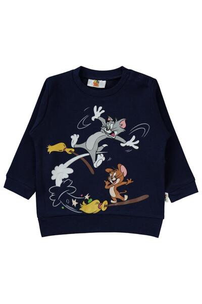 Tom and Jerry Civil Baby Tom and Jerry Cartoon Print 6-18 Months 2-Piece Set - Red 12-18 Months