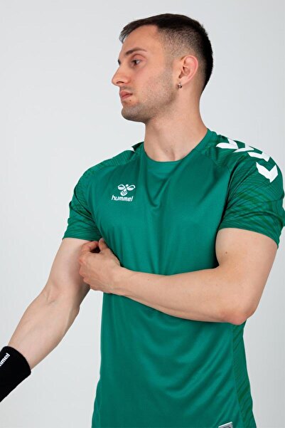 hummel Πράσινο μπλουζάκι γυμναστικής γραμμής