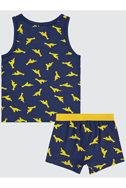 Civil Boys Dinazor 2-10 Yaş İç Çamaşır Takım - Hardal6-7 Yaş