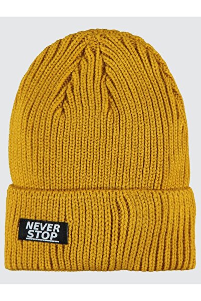 Civil Boys Never Stop 10-13 Yaş Şapka Bere - Hardal Standart