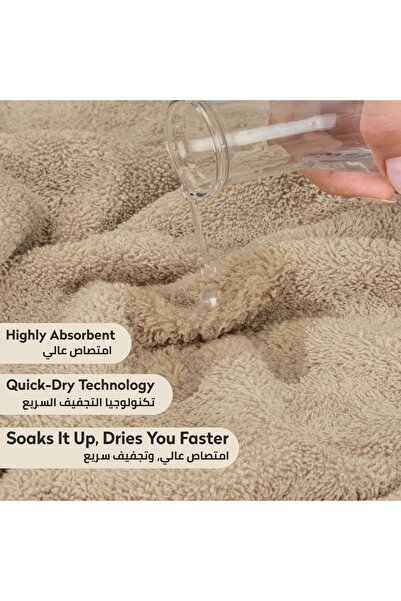 Donetella 2 - Pcs Premium Hand Towels (50x90cm ) 600 GSM 100% Combed Cotton