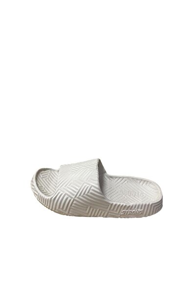 güven kundura Men's Eva Striped Summer Slippers