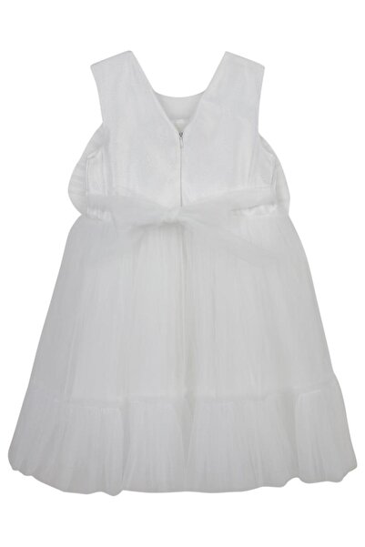 Civil Girls 6-9 Years Old Evening Dress - White6-7 Years Old