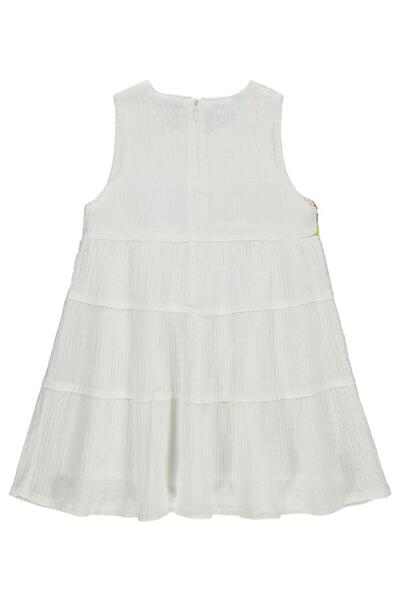 Civil Girls Roba Patterned Dress for Ages 2-5 - Ecru2-3 Years