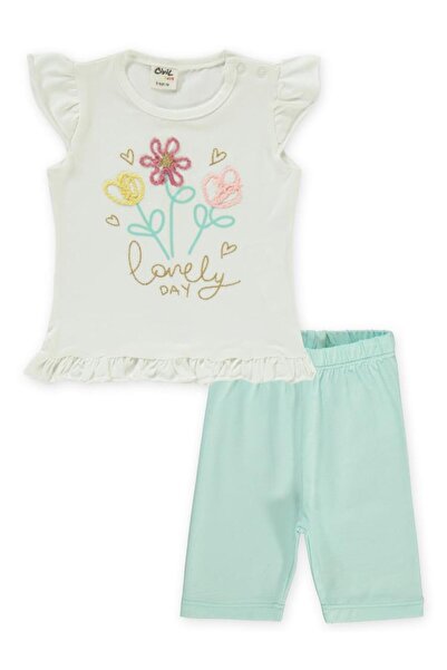 Civil Baby Floral Embroidered 6-18 Month Set - Ecru12-18 Months