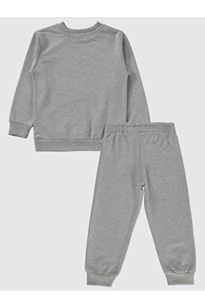 Civil Boys Cvl Printed 2-5 Years Old Tracksuit Set - Gray 2-3 Years Old