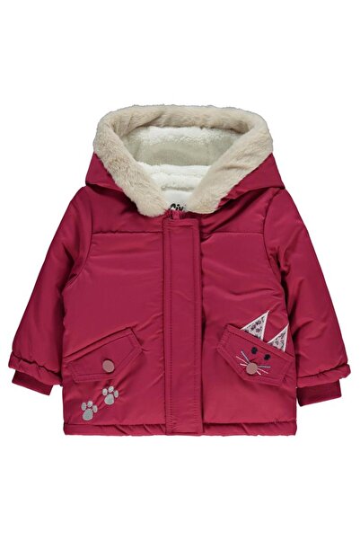 Civil Baby Kız Bebek Mont 6-18 Ay Vişne