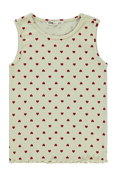 Civil Girls Παιδικό μπλουζάκι για κορίτσια 6-9 ετών ElephantIvory